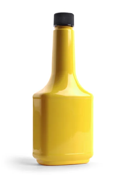 Пластикова пляшка ізольована на білому тлі Ліцензійні Стокові Фото