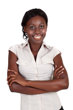 African Amrican businesswoman clipart