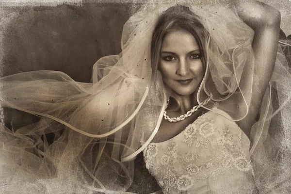 Гранж-невеста — стоковое фото