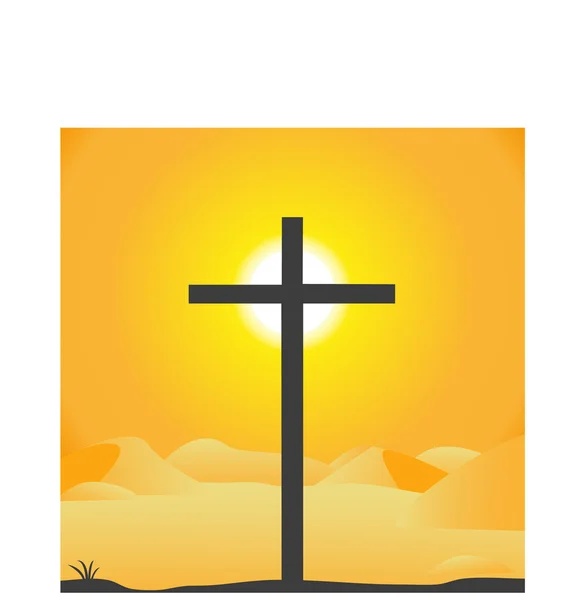Cross and religion — Stock Vector