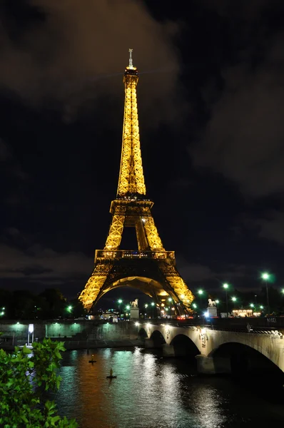 Stock image Eiffel tower at night