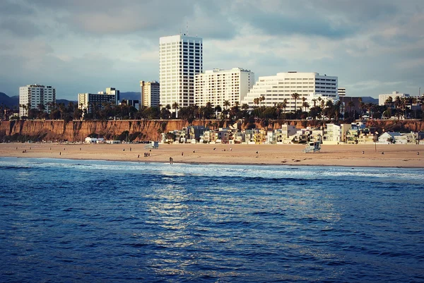 O Oceano Pacífico. Praia de Santa Monica . Fotos De Bancos De Imagens Sem Royalties