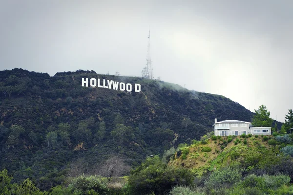 Hollywood sign Rechtenvrije Stockfoto's
