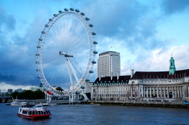 London Eye, London. clipart