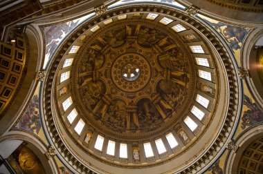 Church Interior of St Paul's in London clipart