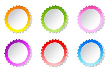 Colorful Sticker clipart