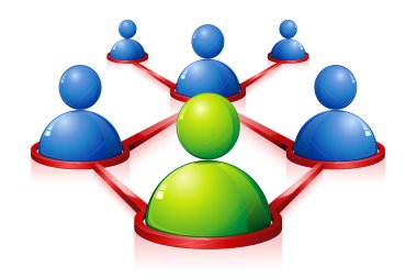 Human Networking clipart