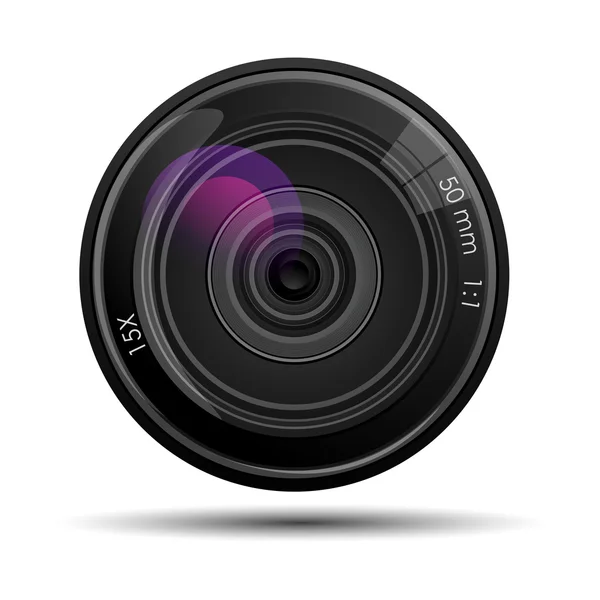 Obiektyw kamery — Wektor stockowy