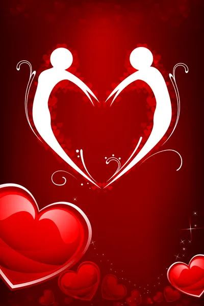 Valentine ζευγάρι — Διανυσματικό Αρχείο