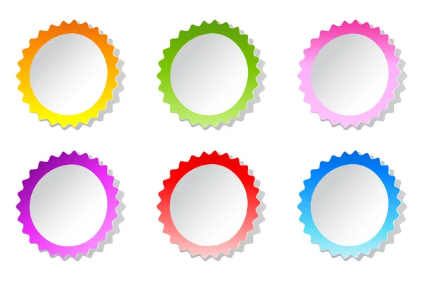 Colorful Sticker — Stock Vector