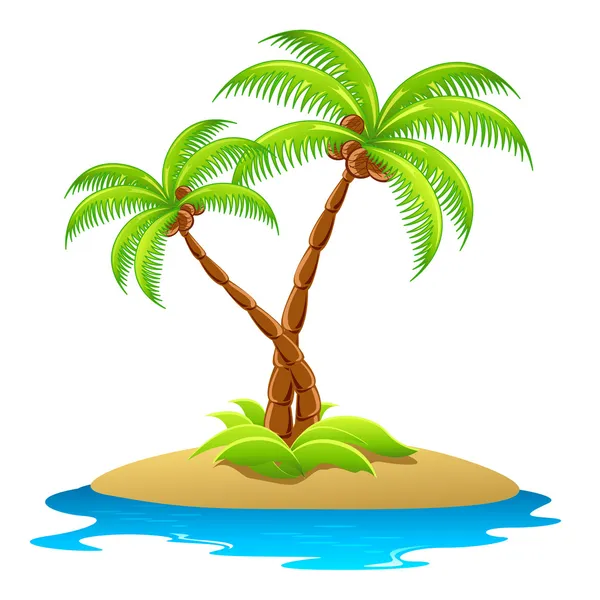 Palmiye ağacı — Stok Vektör