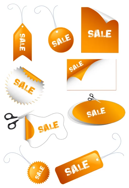 Sale Tags — Stock Vector