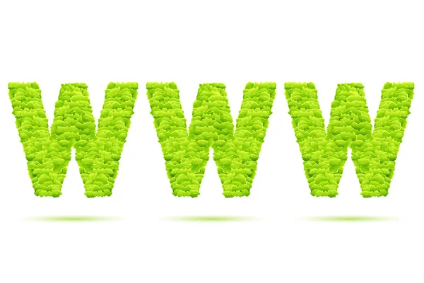 Herbe WWW — Image vectorielle
