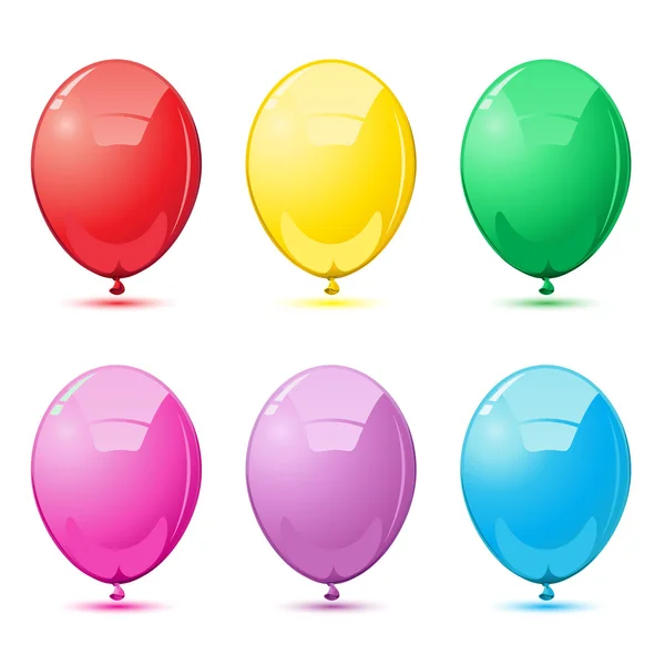 Färgglada ballonger — Stock vektor