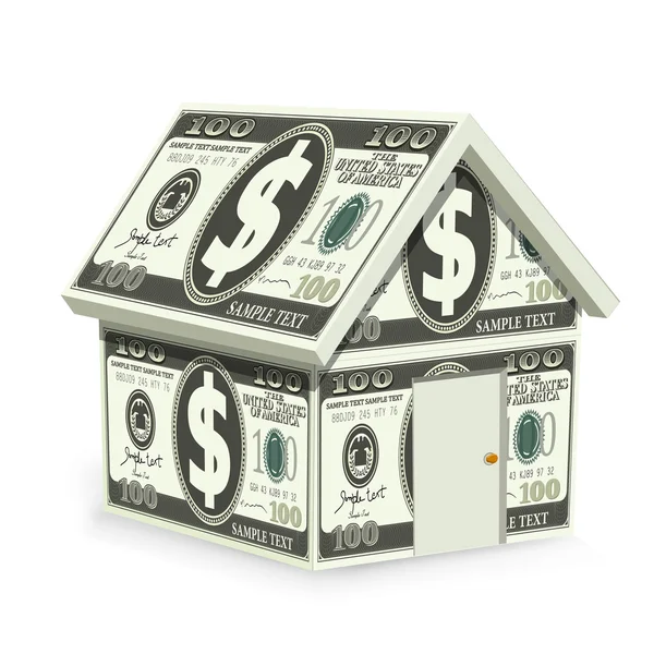 Σπίτι δολάρια — Διανυσματικό Αρχείο
