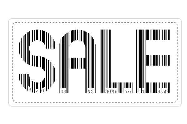 Barcode Sale — Stock Vector