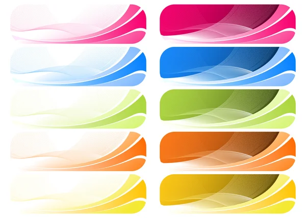 Fond ondulé coloré — Image vectorielle