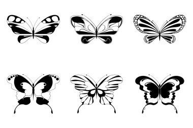 Set of Butterfly clipart