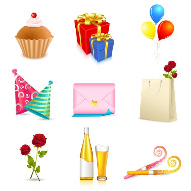 Birthday Elements clipart