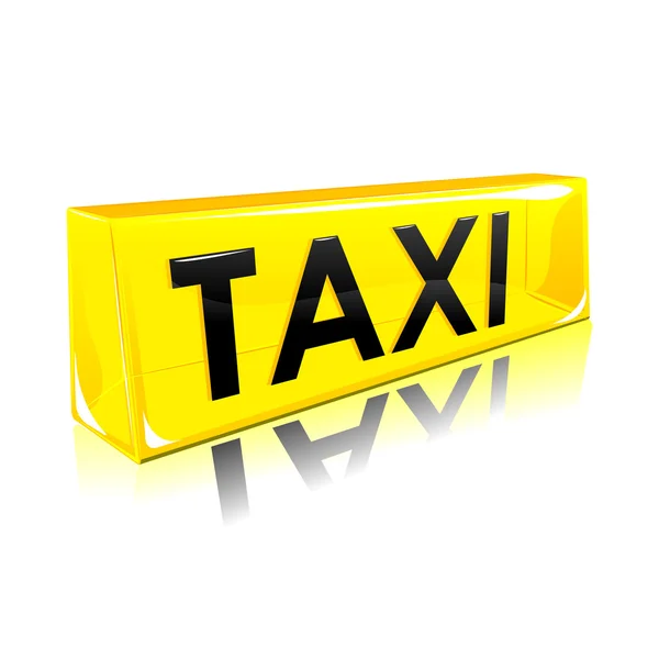 Símbolo de táxi —  Vetores de Stock