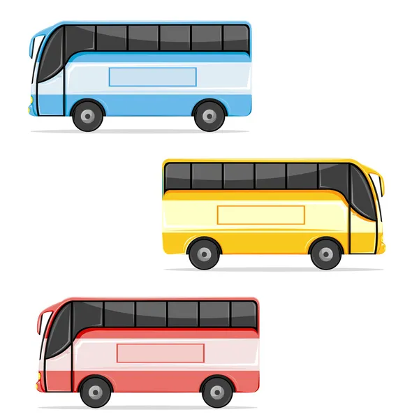 Autobús colorido — Vector de stock