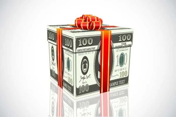 Dollar Gift — Stock Vector