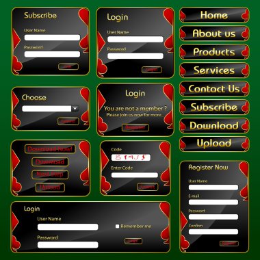 Web form şablonu casino kavramı ile