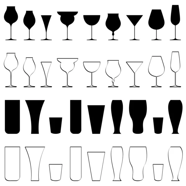 Ποτό glasse — Διανυσματικό Αρχείο