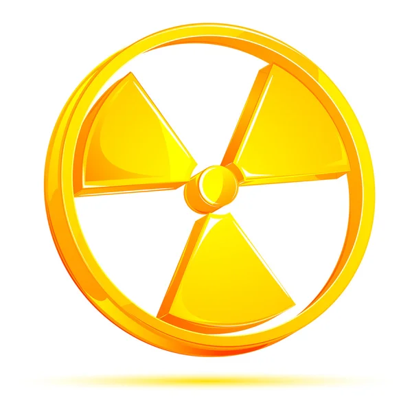 Πυρηνική σημάδι — Διανυσματικό Αρχείο
