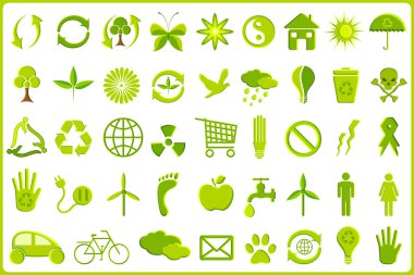 Recycle Icon Set clipart