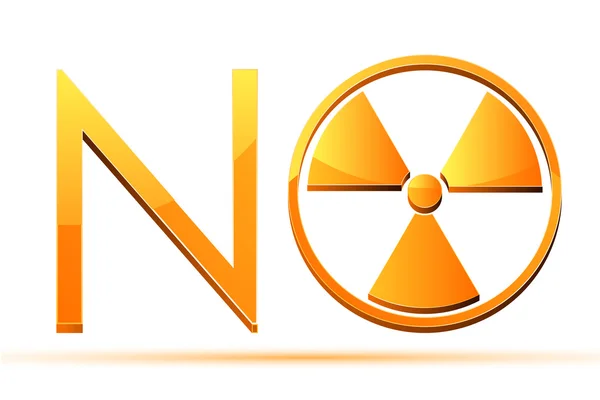 stock vector No Nuclear