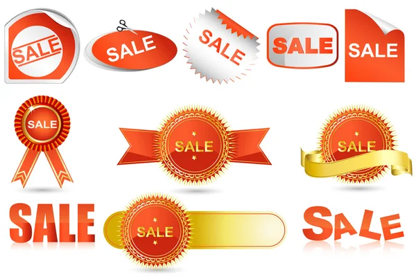 Sale Tags — Stock Vector