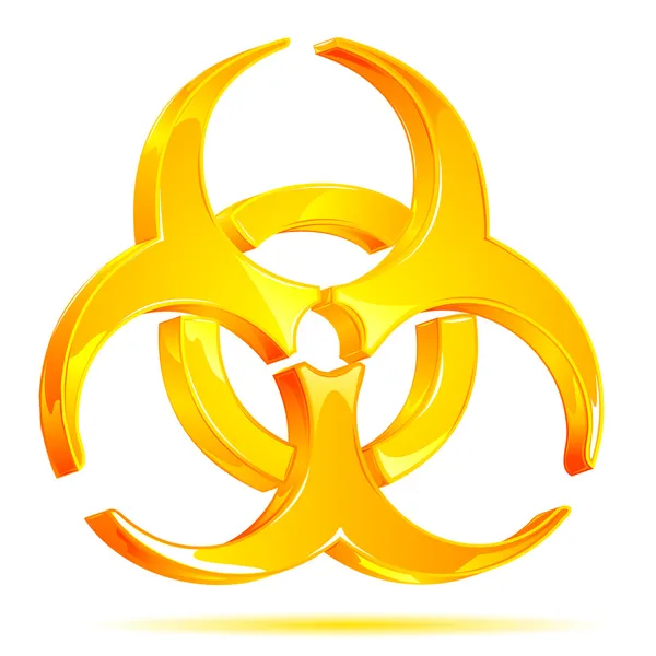 Symbole de danger biologique — Image vectorielle
