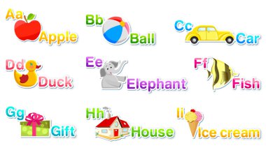 Alphabet Set 1 clipart