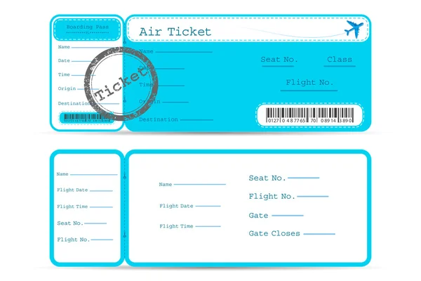 Εισιτήριο πτήσης — Διανυσματικό Αρχείο