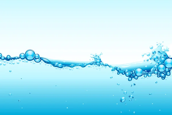 Šplouchnutí vody — Stockový vektor
