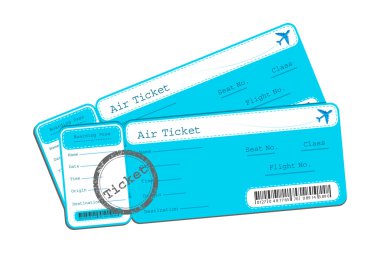 Flight Ticket clipart