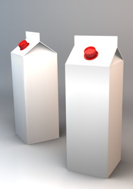 3D süt paketi