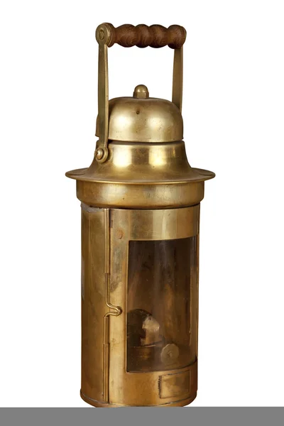 Oude koperkleurig lantaarn — Stockfoto