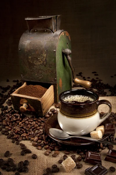 Moinho de café velho — Fotografia de Stock