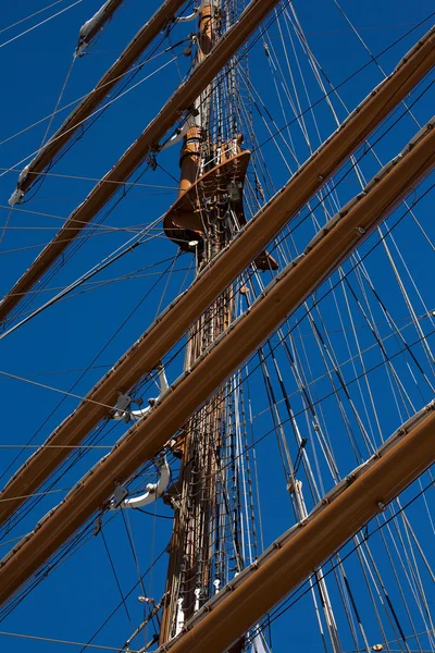 Tall sail ship rigging