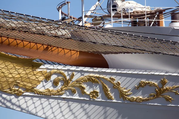 Tall sail ship rigging — Stock Photo, Image
