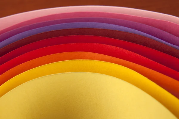 Colorful paper card stock — Stock Photo, Image
