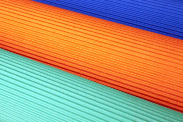 Background of colored corrugated cardboard — Stock Photo, Image