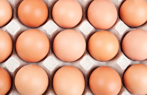 Eggs in a carton — Stock Photo, Image