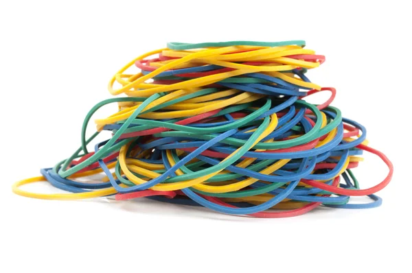 Colored rubber bands — Stock Photo, Image