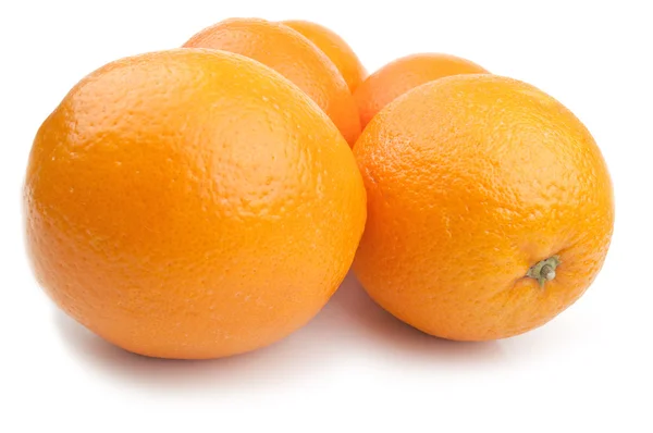 5 つの新鮮なオレンジ — ストック写真
