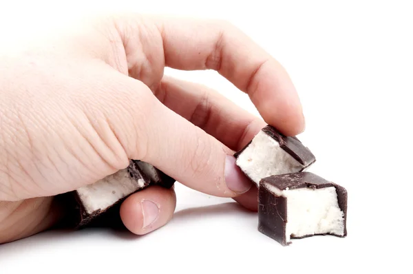 stock image Delicious candy in hand