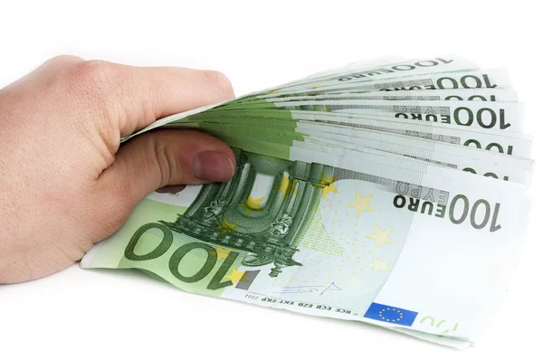 stock image 100 euro banknotes