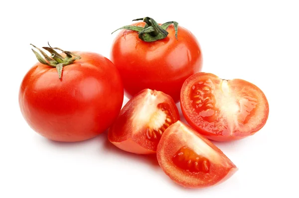 Красные помидоры созрели — стоковое фото